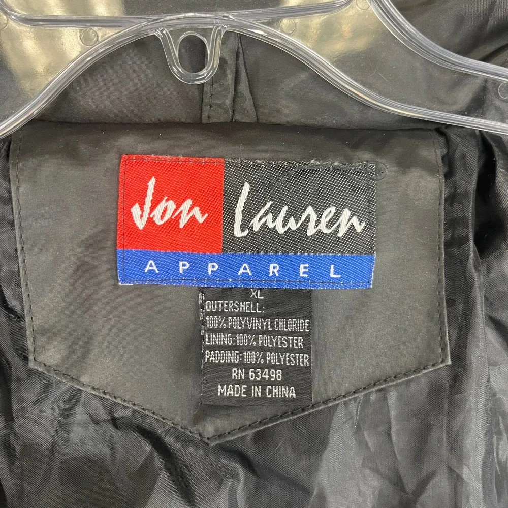 Vintage Jon Lauren Apparel Parka Jacket Mens XL Puffer Hooded Winter Coat XL